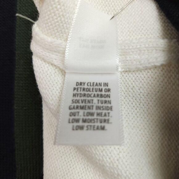 St. John Sweater Womens M Pink Black Color Block Wool Blend Knit 3/4 Sleeve NEW - Picture 9 of 13